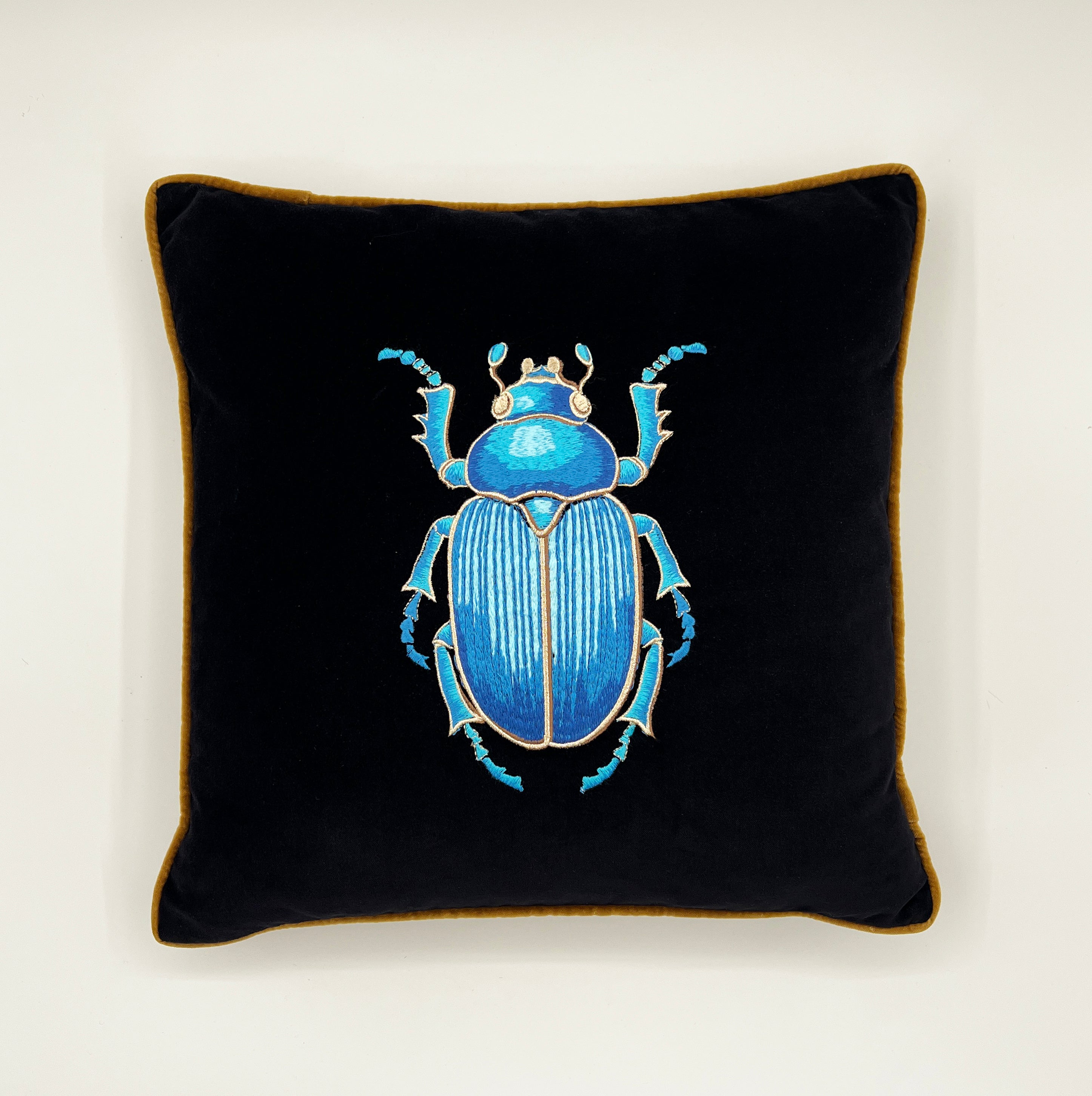 The Guardian Embroidered Velvet Pillow